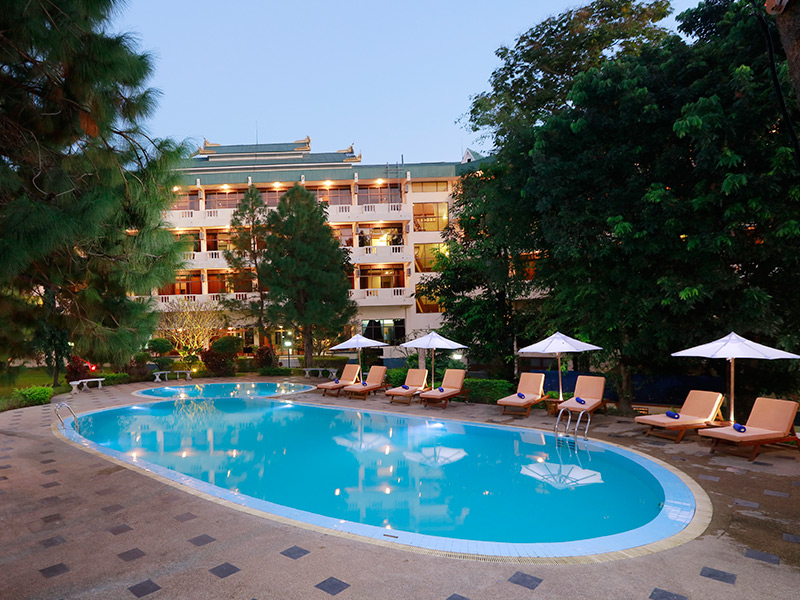 Pool, Amazing Keng Tung Resort, Kyaing Tong, Myanmar Reise