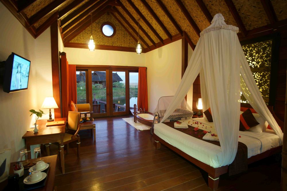 Zimmerbeispiel, Pristine Lotus Resorts, Inle See, Myanmar Reise