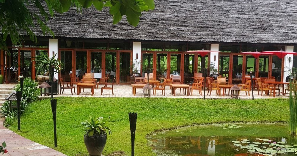 Außenbereich des Restaurants, Villa Inle Resort & Spa, Myanmar Reise